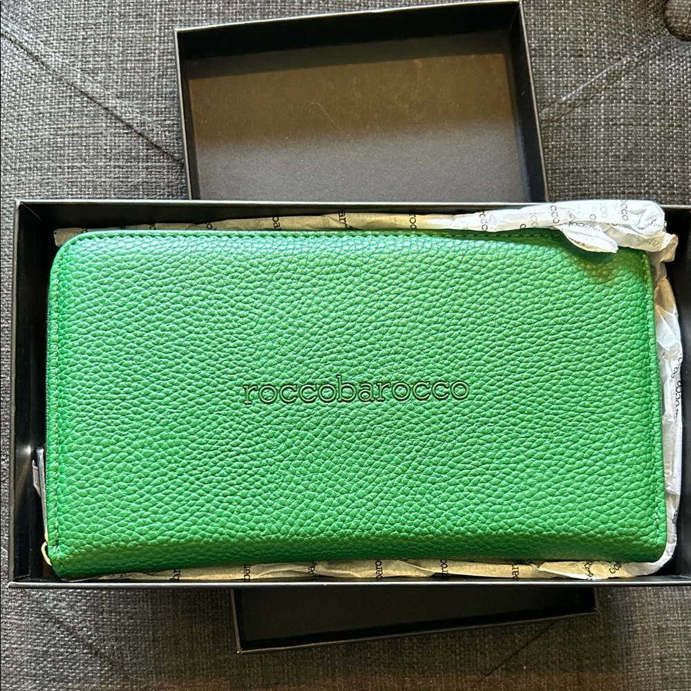 Roccobarocco Green Wallet